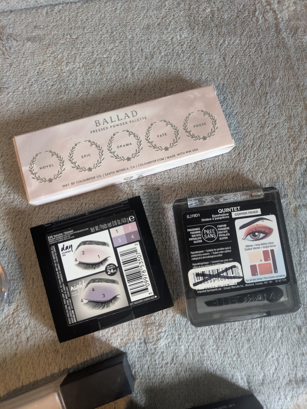 Eyeshadow & Eyeliner Set - Neutral and Purple Shades - Picture 7 of 7